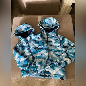 Bundle of Kids Camouflage Hooded Jacket. All in Motion brand from Target.
